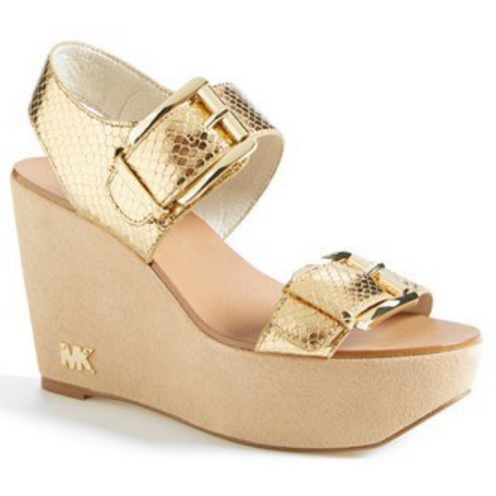Michael Kors Warren strap wedges